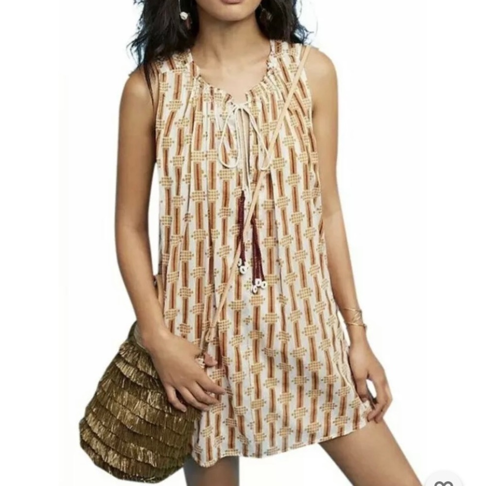 Anthropologie Kopal Boho Tunic Dress NWT XS
